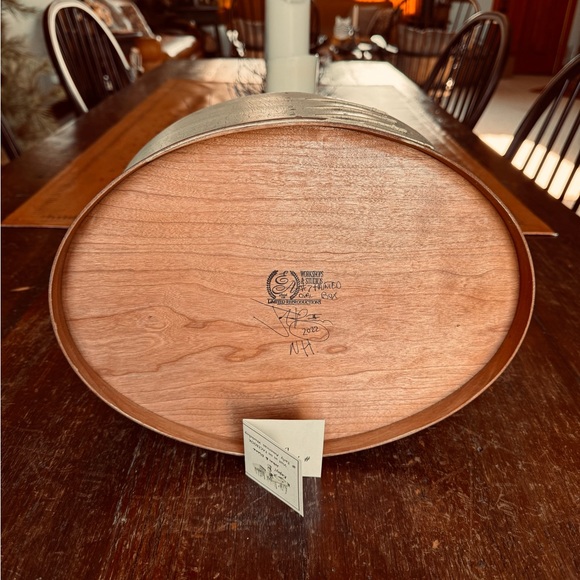 Yellow Shaker Bentwood Oval Pantry Box #7 - Picture 5 of 5